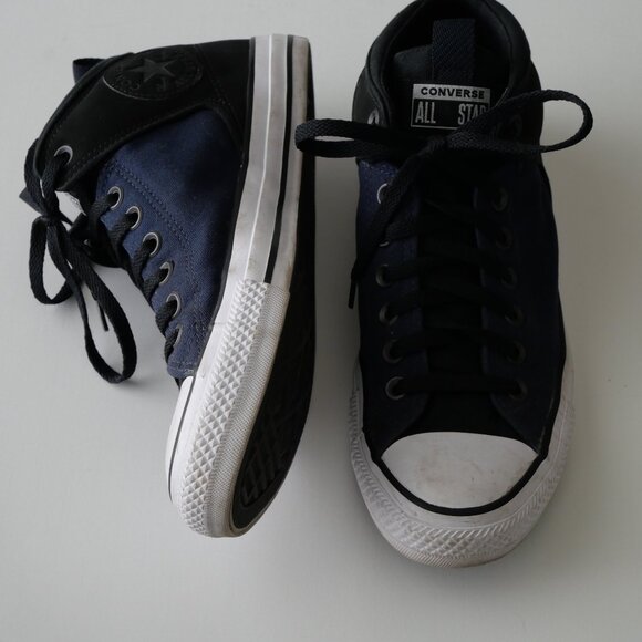 Converse All Stars Navy Blue - Men's Size 8 - Picture 4 of 16